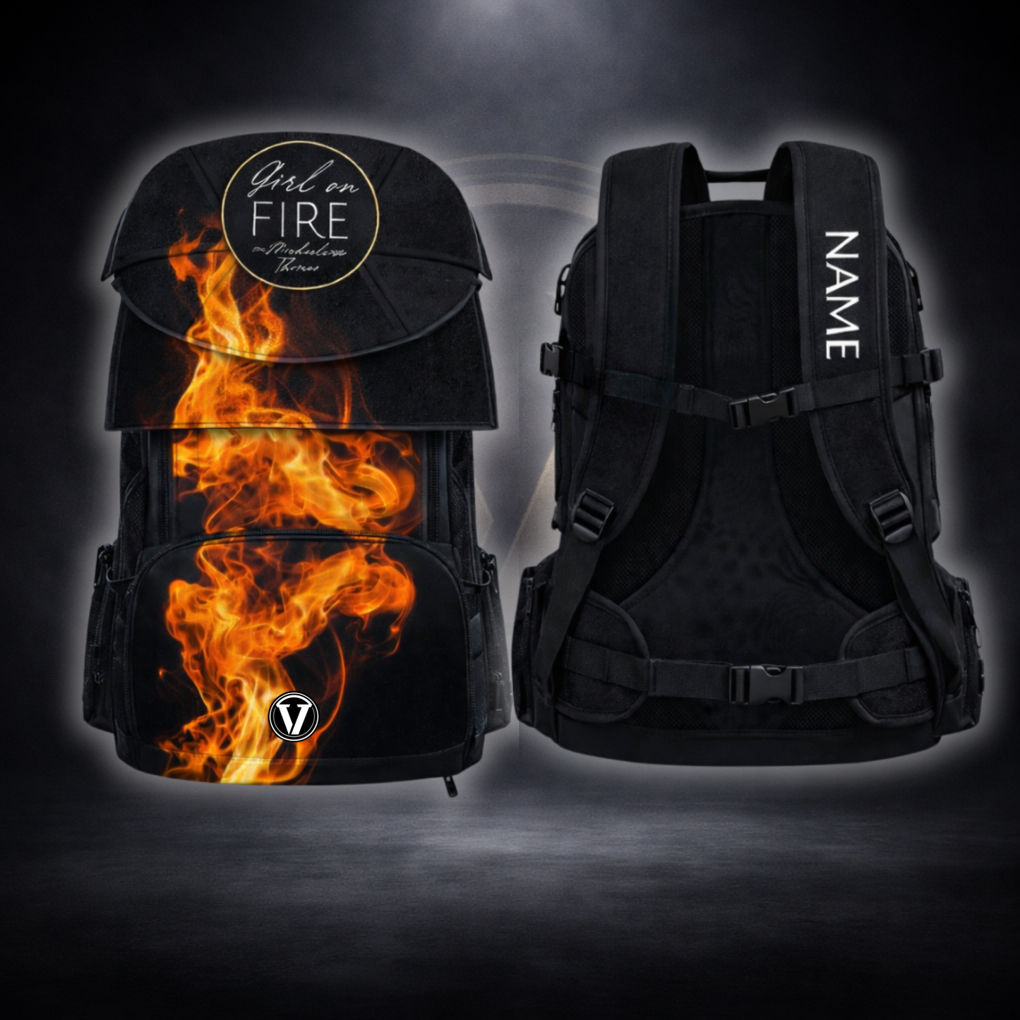 GIRL on FIRE WRESTLING BACKPACK
