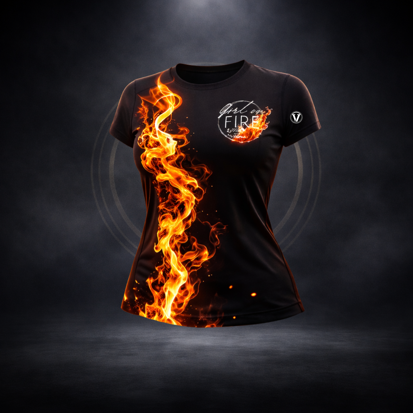 GIRL ON FIRE Compression Shirt