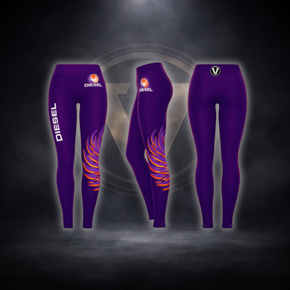 Diesel Purple Leggings