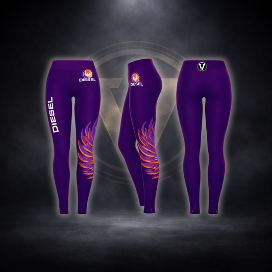 Diesel Purple Leggings