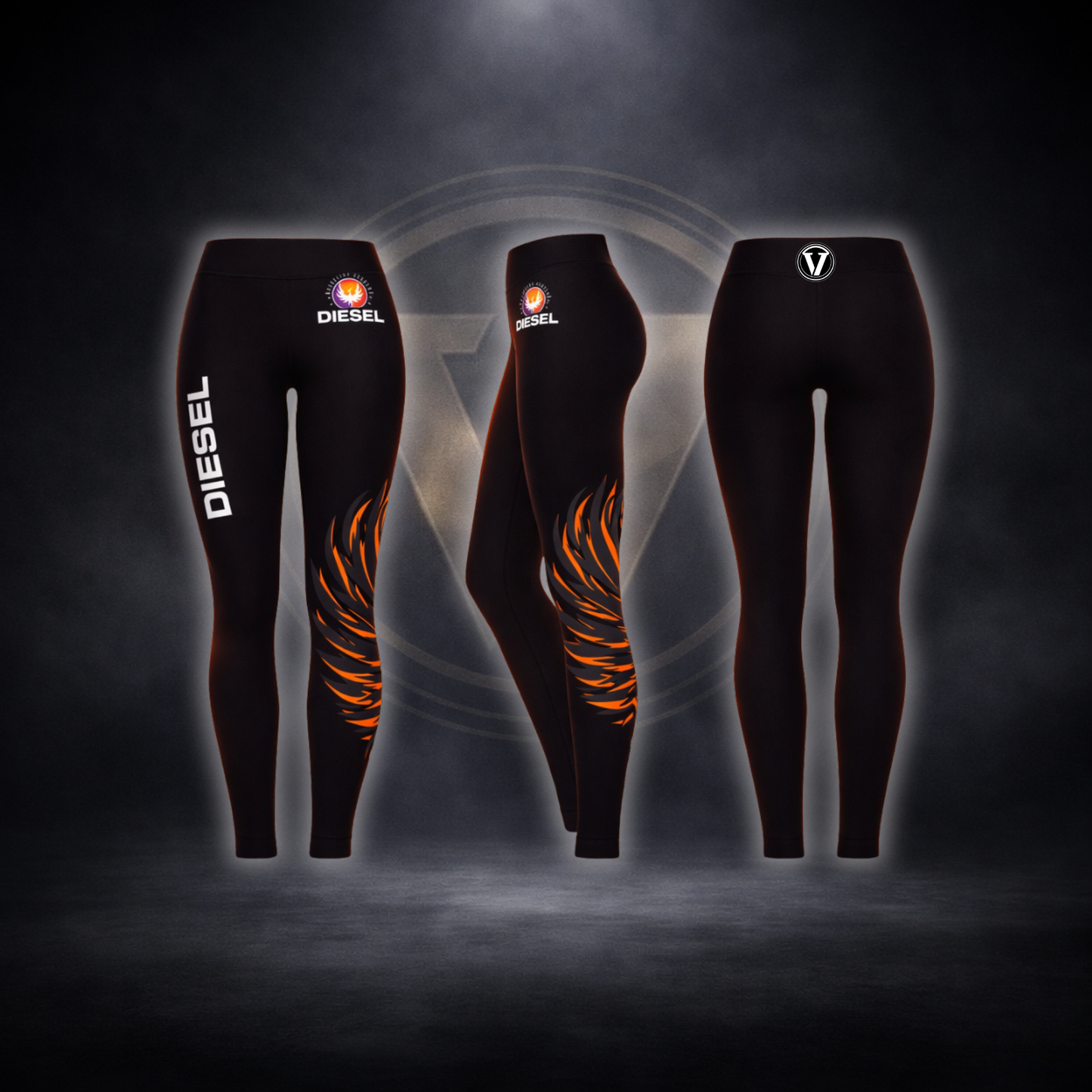 Diesel Orange Leggings