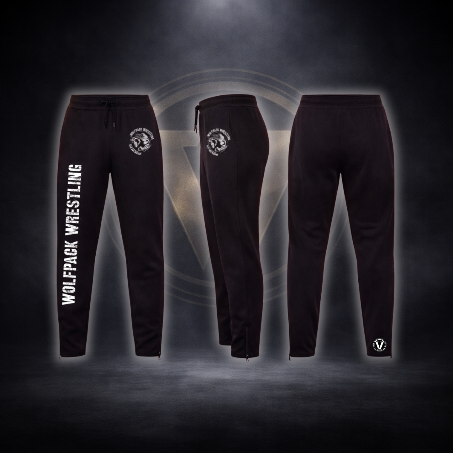 Wolfpack Sublimated Joggers w/Ankle Zipper
