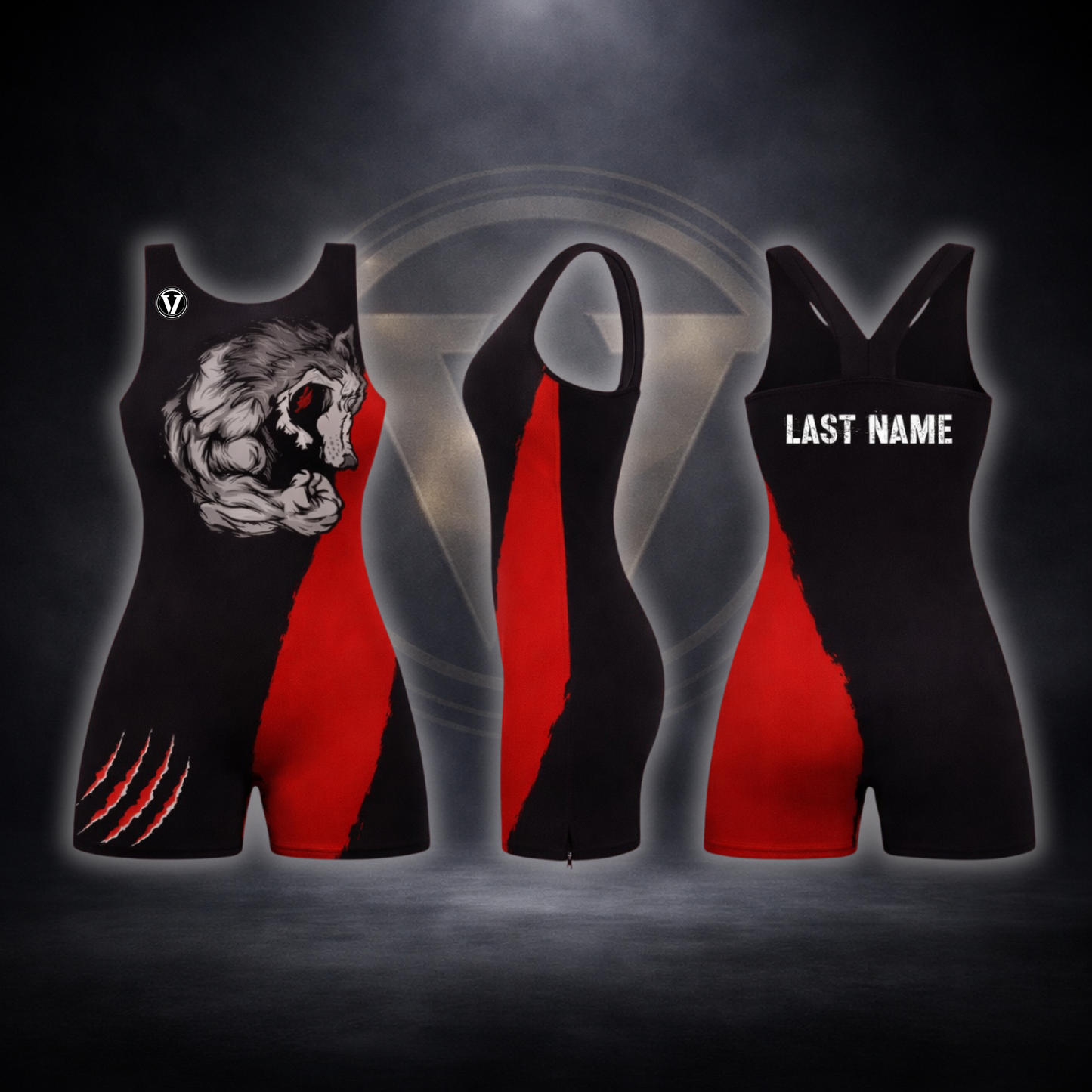 PERSONALIZED Wolfpack Women's Singlet