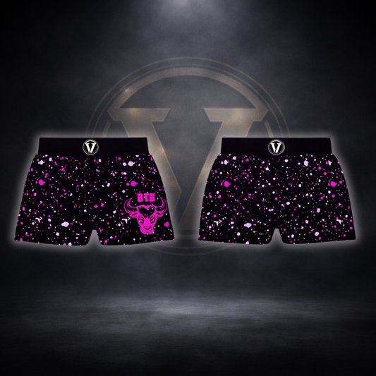 BTB Pink Graffiti Fight Shorts