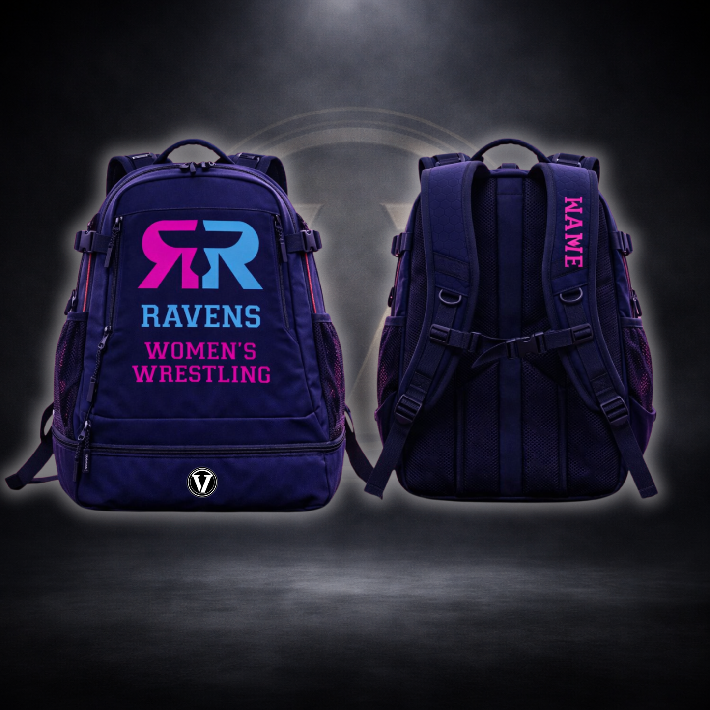 Ravens Personalized Wrestling Backpack