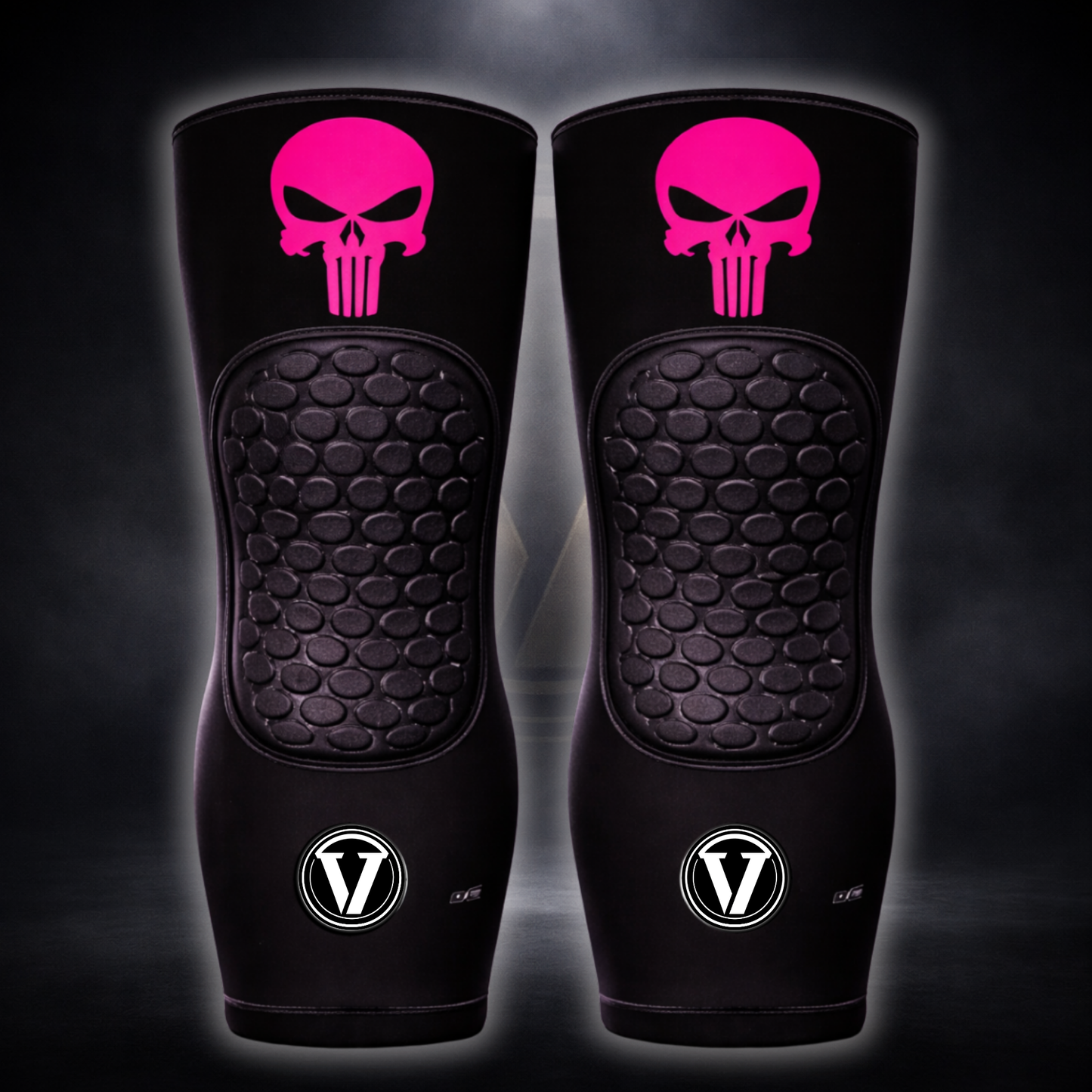 Pink Punisher Knee Pads