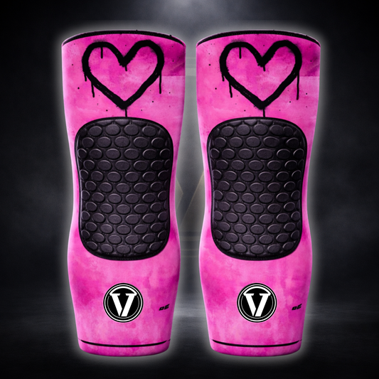Graffiti Heart Knee Pads