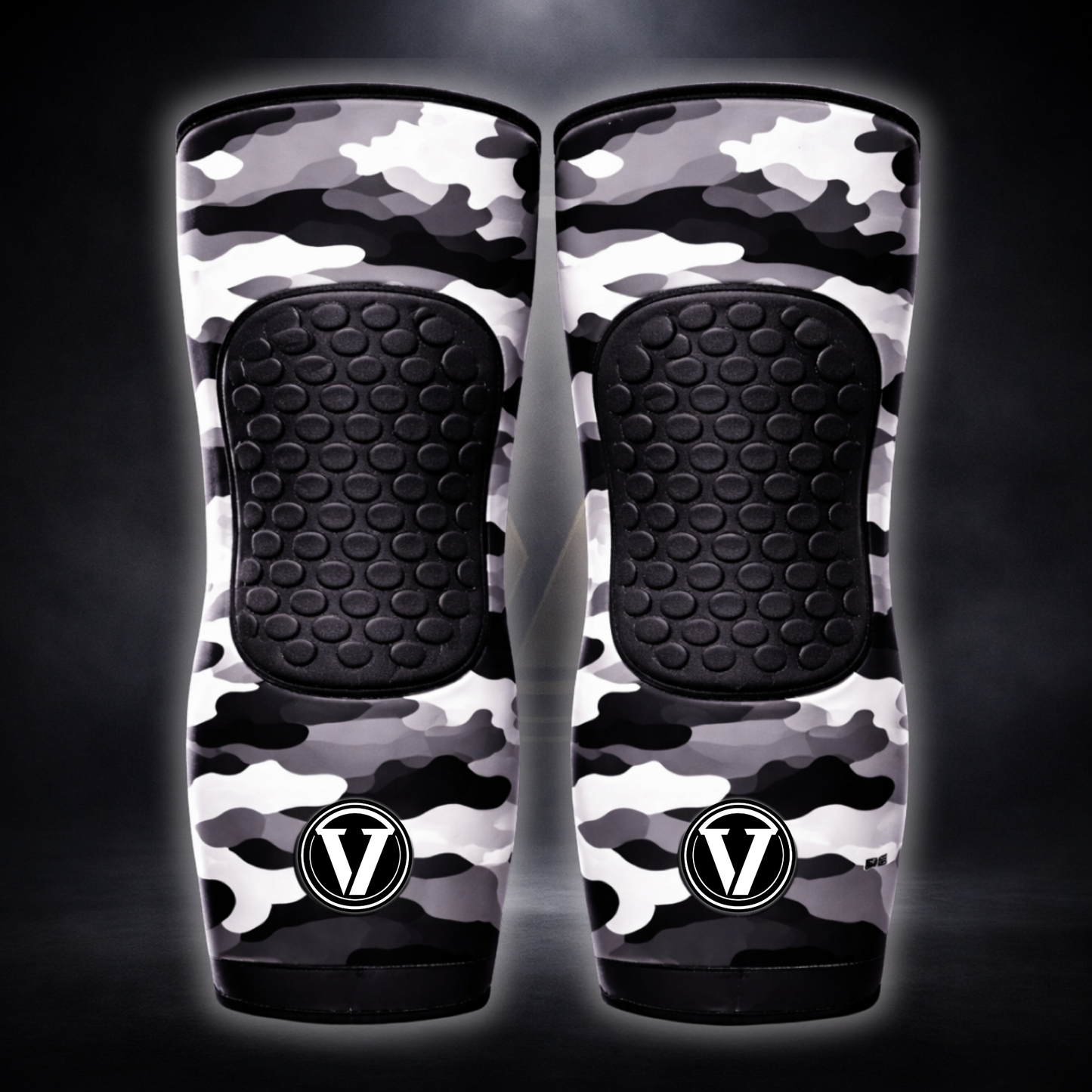 Gray Camo Knee Pads