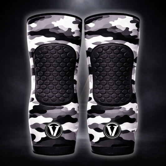 Gray Camo Knee Pads