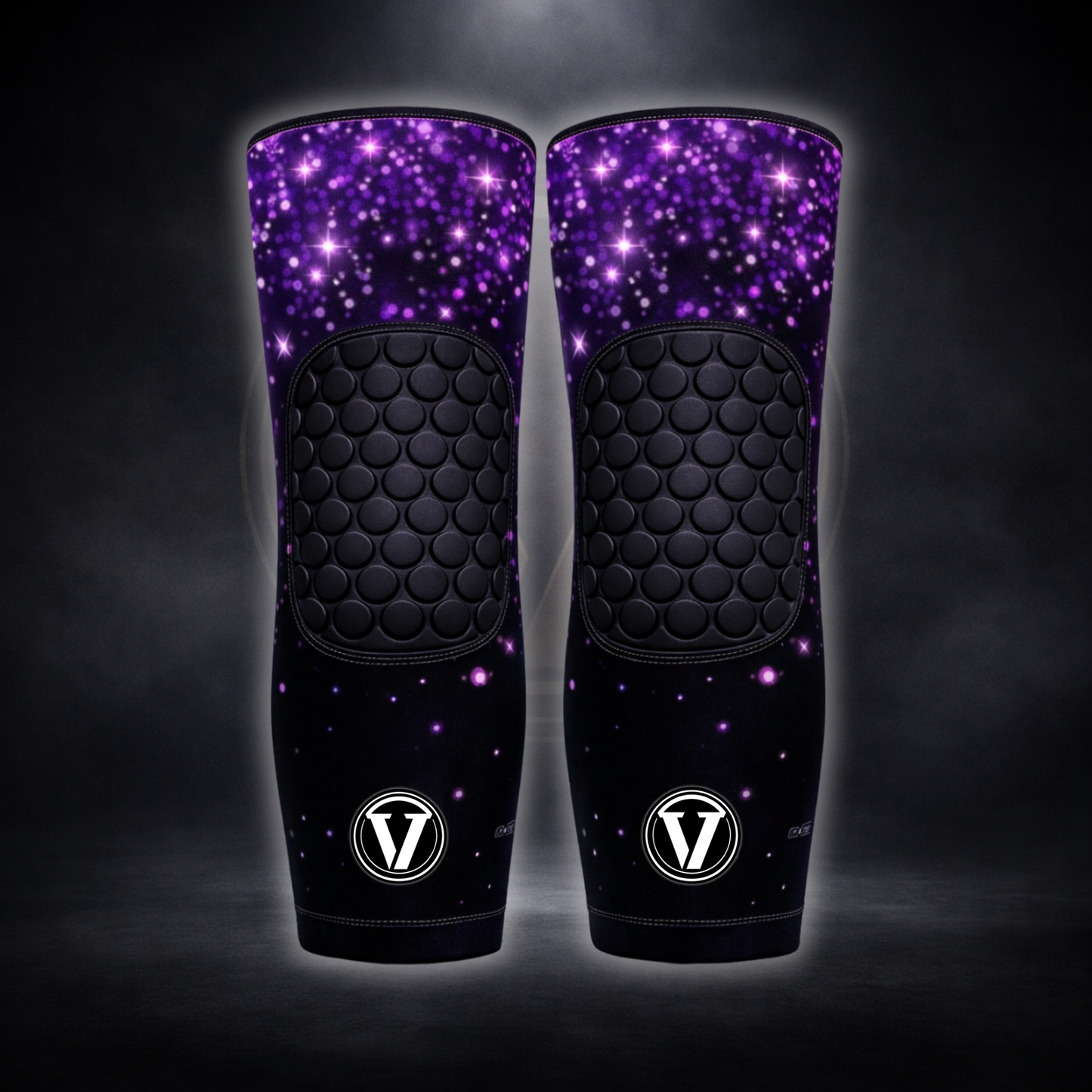 Purple Glitter Knee Pad