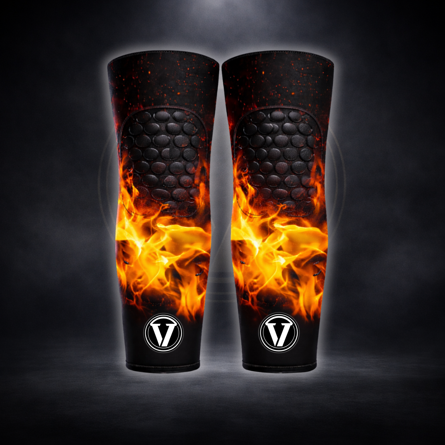 Girl on Fire Knee Pads