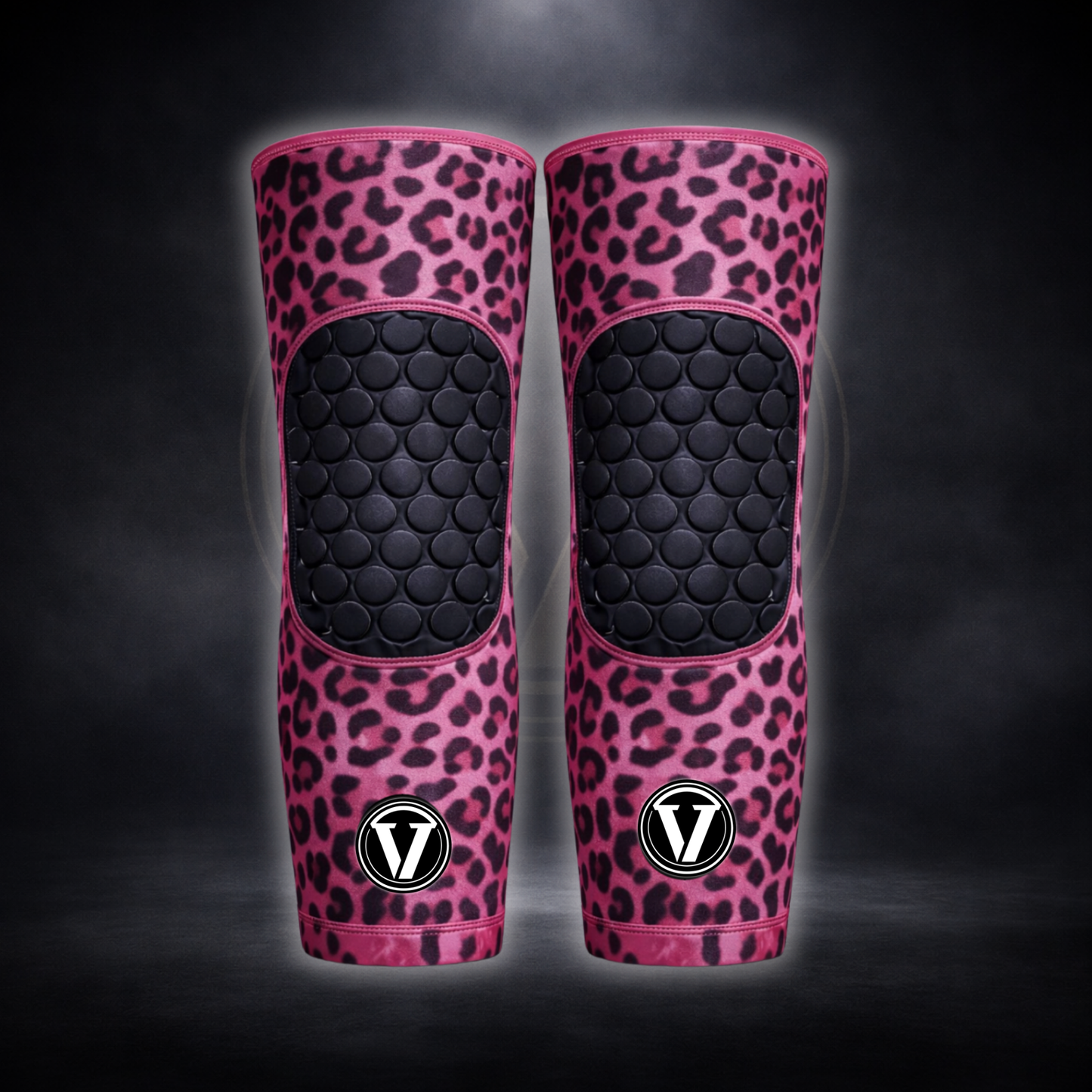 Pink Leopard Knee Pads