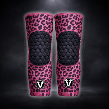 Pink Leopard Knee Pads