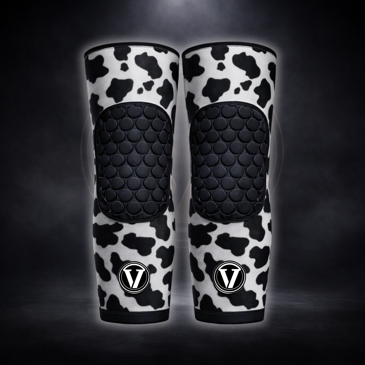 Cow Print Knee Pads