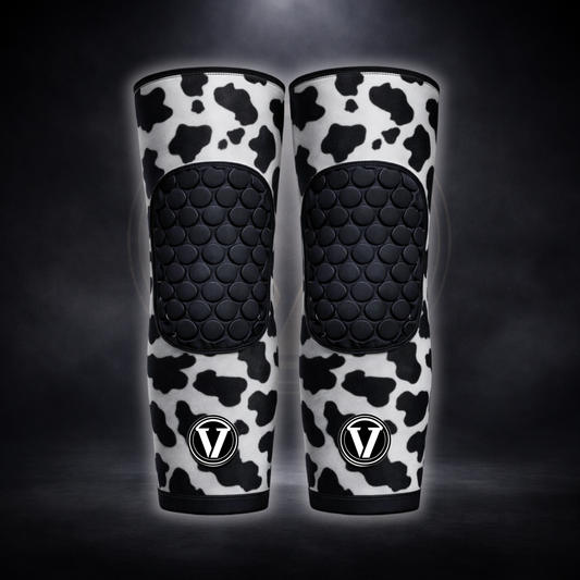 Cow Print Knee Pads