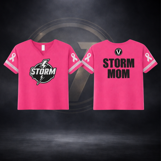 Storm Breast Cancer Awareness Long Crop