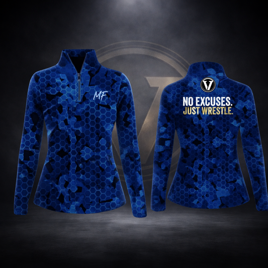 JUST WRESTLE Lightweight Mesh 1/4 Zip