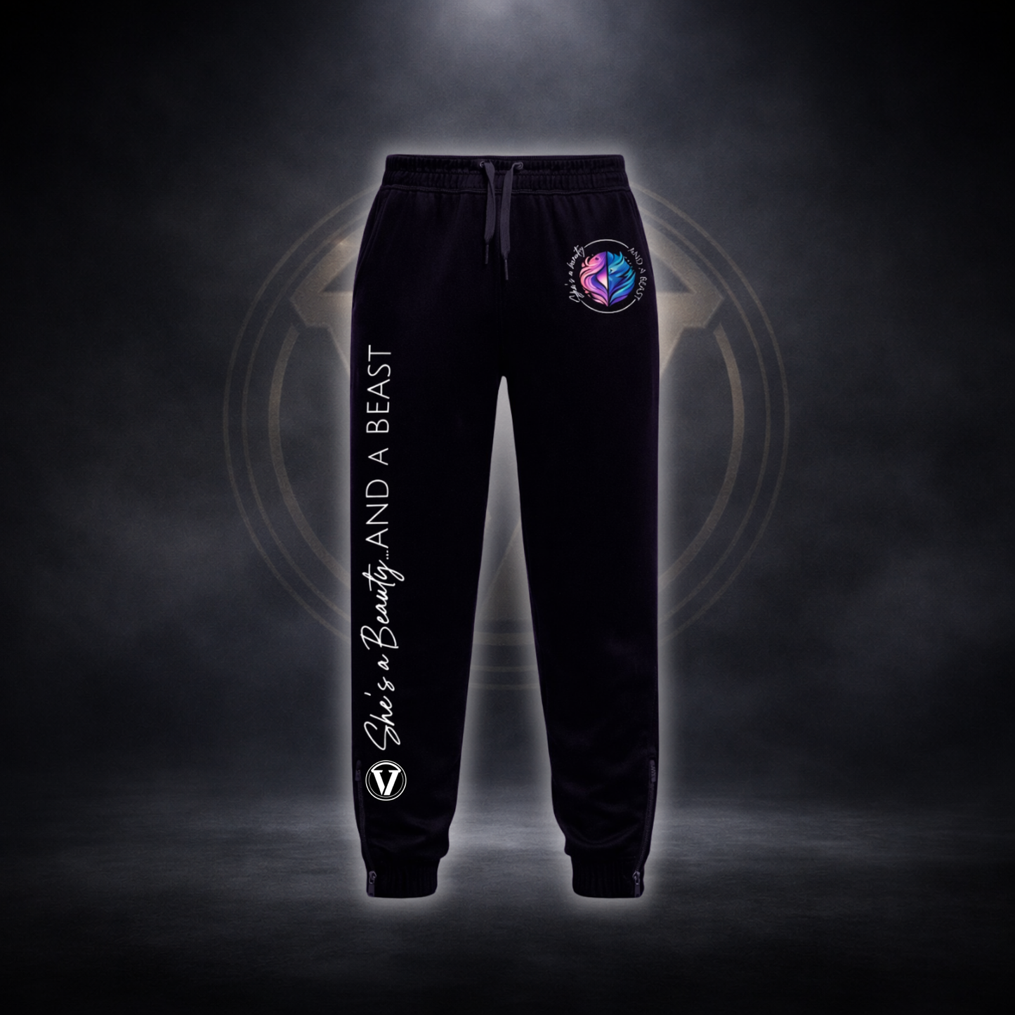 Beauty and BEAST Joggers w/ankle zip