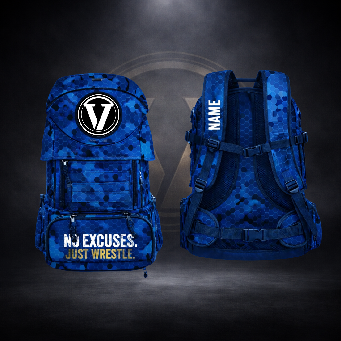 JUST WRESTLE backpack
