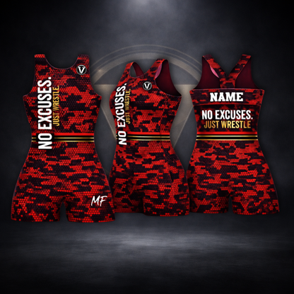 JUST WRESTLE Freestyle Singlet Set