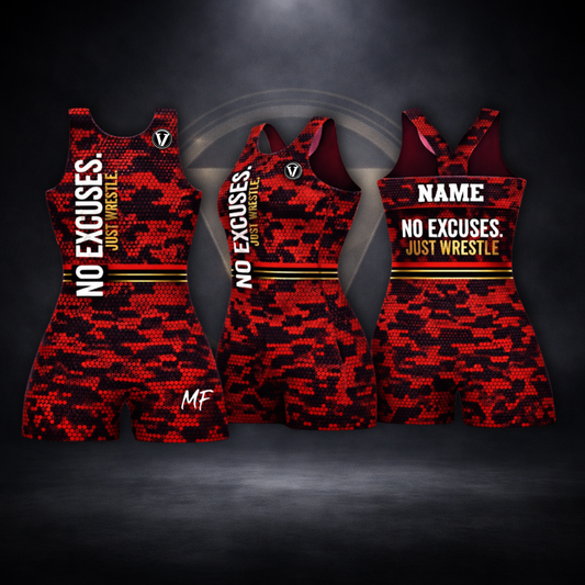 JUST WRESTLE Freestyle Singlet Set