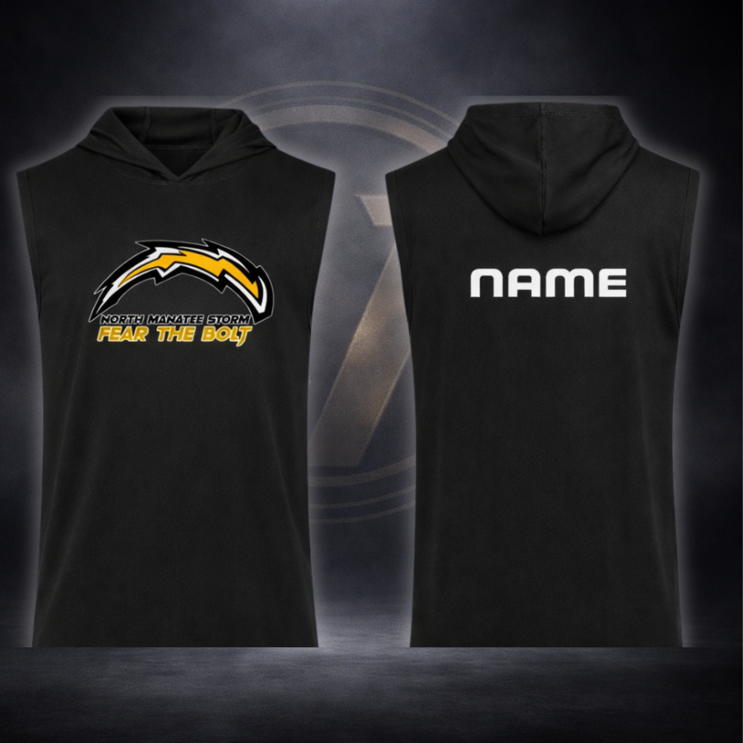 STORM HOODED MUSCLE TANK
