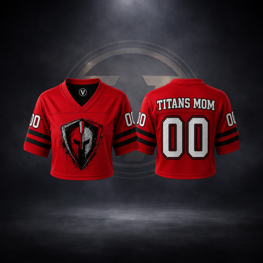 Titans Mom Personalized Jersey Long Crop