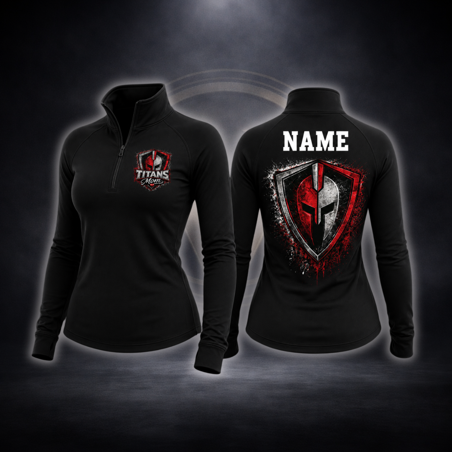 Titans Mom Lightweight Mesh 1/4 Zip
