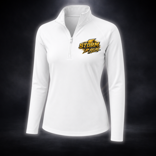 Storm Mom Women's Cut Lightweight Mesh 1/4 Zip