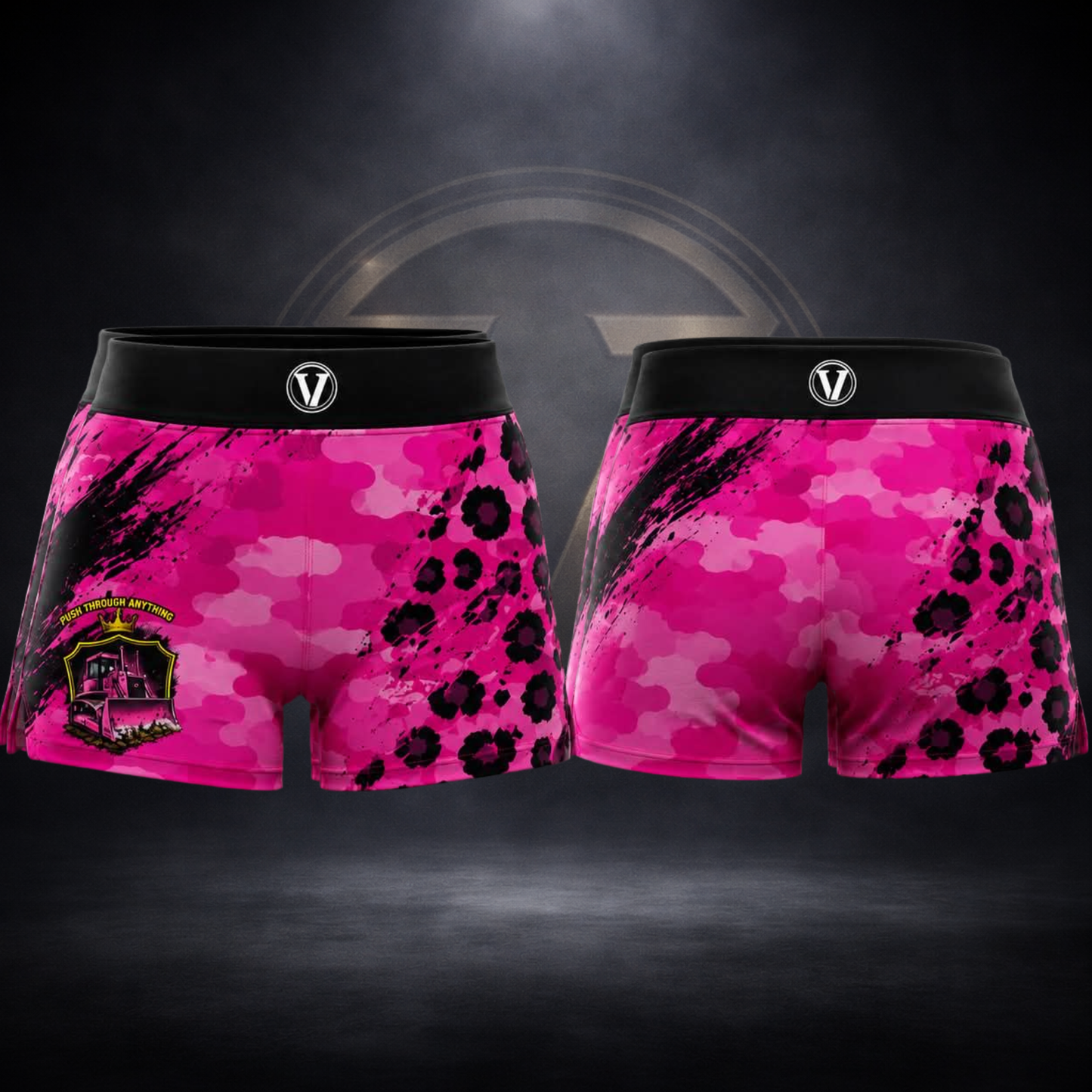 Built to Bulldoze Fight Shorts