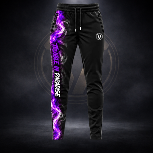 Trouble in Paradise Joggers w/ankle zipper