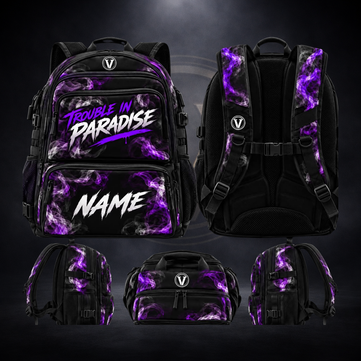 Trouble in Paradise Wrestling Backpack