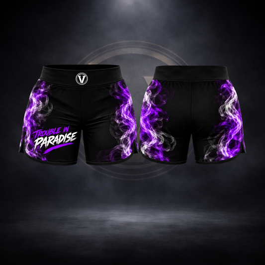 Trouble in Paradise Fight Shorts