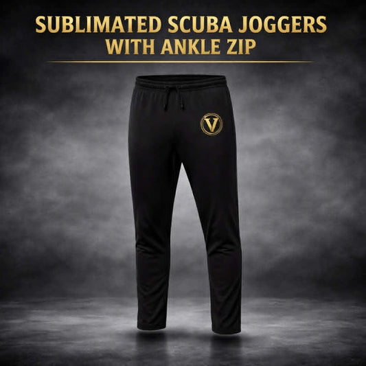 CUSTOM Sublimated Scuba Jogger w/ankle zipper
